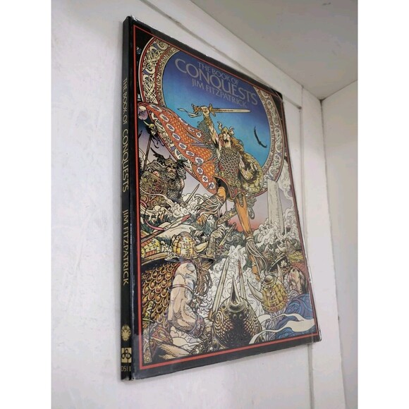 The Book of Conquests by Jim Fitzpatrick 1978 Vintage First Edition Paper Tiger - Picture 3 of 16